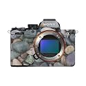 Glossy Glitter Camera Skin Compatible with Sony Alpha A7 Mark V (2025) - Riverbed - Premium 3M Vinyl Protective Wrap Decal Cover - Easy to Apply | Crafted in the USA by MightySkins