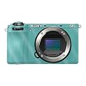 Glossy Glitter Camera Skin Compatible with Sony A6700 Mirrorless Camera (2023) - Solid Turquoise - Premium 3M Vinyl Protective Wrap Decal Cover - Easy to Apply | Crafted in the USA by MightySkins