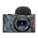 Glossy Glitter Camera Skin Compatible with Sony ZV-1 Mark II (2023) - Storm Cloud - Premium 3M Vinyl Protective Wrap Decal Cover - Easy to Apply | Crafted in the USA by MightySkins