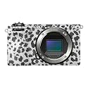Glossy Glitter Camera Skin Compatible with Sony A6700 Mirrorless Camera (2023) - Snow Leopard Print - Premium 3M Vinyl Protective Wrap Decal Cover - Easy to Apply | Crafted in the USA by MightySkins