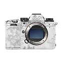 Glossy Glitter Camera Skin Compatible with Sony Alpha 9 III (2024) - Viper Snow - Premium 3M Vinyl Protective Wrap Decal Cover - Easy to Apply | Crafted in the USA by MightySkins