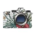 Glossy Glitter Camera Skin Compatible with Sony Alpha 9 III (2024) - Tropical Hibiscus - Premium 3M Vinyl Protective Wrap Decal Cover - Easy to Apply | Crafted in the USA by MightySkins