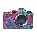 Glossy Glitter Camera Skin Compatible with Sony Alpha 9 III (2024) - Paint Party - Premium 3M Vinyl Protective Wrap Decal Cover - Easy to Apply | Crafted in the USA by MightySkins