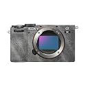 Glossy Glitter Camera Skin Compatible with Sony A7C Mark II (2023) - Scratched Up - Premium 3M Vinyl Protective Wrap Decal Cover - Easy to Apply | Crafted in the USA by MightySkins