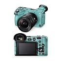 Glossy Glitter Camera Skin Compatible with Sony FX2 Digital Camera (2025) - Solid Turquoise - Premium 3M Vinyl Protective Wrap Decal Cover - Easy to Apply | Crafted in the USA by MightySkins