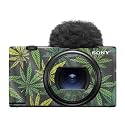 Glossy Glitter Camera Skin Compatible with Sony ZV-1 Mark II (2023) - Cannabis Culture - Premium 3M Vinyl Protective Wrap Decal Cover - Easy to Apply | Crafted in the USA by MightySkins