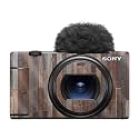 Glossy Glitter Camera Skin Compatible with Sony ZV-1 Mark II (2023) - Woody - Premium 3M Vinyl Protective Wrap Decal Cover - Easy to Apply | Crafted in the USA by MightySkins