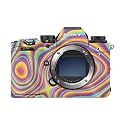Glossy Glitter Camera Skin Compatible with Sony Alpha 9 III (2024) - Gobstopper - Premium 3M Vinyl Protective Wrap Decal Cover - Easy to Apply | Crafted in the USA by MightySkins