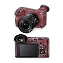 Glossy Glitter Camera Skin Compatible with Sony FX2 Digital Camera (2025) - Solid Burgundy - Premium 3M Vinyl Protective Wrap Decal Cover - Easy to Apply | Crafted in the USA by MightySkins