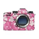 Glossy Glitter Camera Skin Compatible with Sony Alpha 9 III (2024) - Sakura Pink - Premium 3M Vinyl Protective Wrap Decal Cover - Easy to Apply | Crafted in the USA by MightySkins