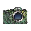 Glossy Glitter Camera Skin Compatible with Sony Alpha 9 III (2024) - Cannabis Culture - Premium 3M Vinyl Protective Wrap Decal Cover - Easy to Apply | Crafted in the USA by MightySkins