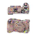 Glossy Glitter Camera Skin Compatible with Sony A6700 Mirrorless Camera (2023) - Gobstopper - Premium 3M Vinyl Protective Wrap Decal Cover - Easy to Apply | Crafted in the USA by MightySkins