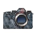 Glossy Glitter Camera Skin Compatible with Sony Alpha 9 III (2024) - Storm Cloud - Premium 3M Vinyl Protective Wrap Decal Cover - Easy to Apply | Crafted in the USA by MightySkins