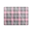 Glossy Glitter Laptop Skin Compatible with Microsoft Surface Laptop 8 13" (2025) - Pink Plaid - Premium 3M Vinyl Protective Wrap Decal Cover - Easy to Apply | Crafted in The USA by MightySkins