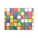 Glossy Glitter Laptop Skin Compatible with Microsoft Surface Laptop 8 13" (2025) - Puzzle Cube - Premium 3M Vinyl Protective Wrap Decal Cover - Easy to Apply | Crafted in The USA by MightySkins