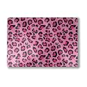 Glossy Glitter Laptop Skin Compatible with Surface Laptop 7 15" (2024) - Pink Leopard - Premium 3M Vinyl Protective Wrap Decal Cover - Easy to Apply | Crafted in The USA by MightySkins