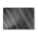 Glossy Glitter Laptop Skin Compatible with Surface Laptop 7 15" (2024) - Black Leather - Premium 3M Vinyl Protective Wrap Decal Cover - Easy to Apply | Crafted in The USA by MightySkins