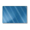 Glossy Glitter Laptop Skin Compatible with Surface Laptop 7 15" (2024) - Solid Blue - Premium 3M Vinyl Protective Wrap Decal Cover - Easy to Apply | Crafted in The USA by MightySkins