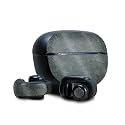Glossy Glitter Skin Compatible with Bose Ultra Open Earbuds - Green Stone - Premium 3M Vinyl Protective Wrap Decal Cover - Easy to Apply | Crafted in The USA by MightySkins