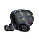 Glossy Glitter Skin Compatible with Bose Ultra Open Earbuds - Magic Pineapple - Premium 3M Vinyl Protective Wrap Decal Cover - Easy to Apply | Crafted in The USA by MightySkins