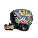 Glossy Glitter Skin Compatible with Bose Ultra Open Earbuds - Flower Wheels - Premium 3M Vinyl Protective Wrap Decal Cover - Easy to Apply | Crafted in The USA by MightySkins