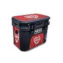 Glossy Glitter Skin Compatible with Yeti Roadie 15 Hard Cooler - I Love You - Premium 3M Vinyl Protective Wrap Decal Cover - Easy to Apply | Crafted in The USA by MightySkins