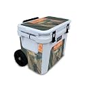 Glossy Glitter Skin Compatible with Yeti Roadie 32 Wheeled Cooler - The Scream - Premium 3M Vinyl Protective Wrap Decal Cover - Easy to Apply | Crafted in The USA by MightySkins
