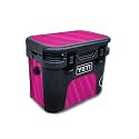 Glossy Glitter Skin Compatible with Yeti Roadie 15 Hard Cooler - Solid Hot Pink - Premium 3M Vinyl Protective Wrap Decal Cover - Easy to Apply | Crafted in The USA by MightySkins