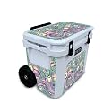 Glossy Glitter Skin Compatible with Yeti Roadie 32 Wheeled Cooler - Eyes and Teeth - Premium 3M Vinyl Protective Wrap Decal Cover - Easy to Apply | Crafted in The USA by MightySkins