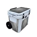 Glossy Glitter Skin Compatible with Yeti Roadie 32 Wheeled Cooler - Scratched Up - Premium 3M Vinyl Protective Wrap Decal Cover - Easy to Apply | Crafted in The USA by MightySkins