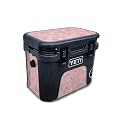 Glossy Glitter Skin Compatible with Yeti Roadie 15 Hard Cooler - Cotton Cloud - Premium 3M Vinyl Protective Wrap Decal Cover - Easy to Apply | Crafted in The USA by MightySkins