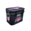 Glossy Glitter Skin Compatible with Yeti Roadie 15 Hard Cooler - Spaced Out - Premium 3M Vinyl Protective Wrap Decal Cover - Easy to Apply | Crafted in The USA by MightySkins