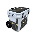 Glossy Glitter Skin Compatible with Yeti Roadie 32 Wheeled Cooler - Cat Eyes - Premium 3M Vinyl Protective Wrap Decal Cover - Easy to Apply | Crafted in The USA by MightySkins