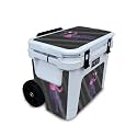 Glossy Glitter Skin Compatible with Yeti Roadie 32 Wheeled Cooler - Astronaut - Premium 3M Vinyl Protective Wrap Decal Cover - Easy to Apply | Crafted in The USA by MightySkins