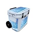 Glossy Glitter Skin Compatible with Yeti Roadie 32 Wheeled Cooler - Cell Phone Towers - Premium 3M Vinyl Protective Wrap Decal Cover - Easy to Apply | Crafted in The USA by MightySkins