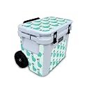 Glossy Glitter Skin Compatible with Yeti Roadie 32 Wheeled Cooler - Awesome Alpacas - Premium 3M Vinyl Protective Wrap Decal Cover - Easy to Apply | Crafted in The USA by MightySkins