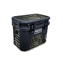 Glossy Glitter Skin Compatible with Yeti Roadie 15 Hard Cooler - American Camo - Premium 3M Vinyl Protective Wrap Decal Cover - Easy to Apply | Crafted in The USA by MightySkins