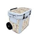 Glossy Glitter Skin Compatible with Yeti Roadie 32 Wheeled Cooler - Seaweed - Premium 3M Vinyl Protective Wrap Decal Cover - Easy to Apply | Crafted in The USA by MightySkins