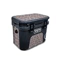 Glossy Glitter Skin Compatible with Yeti Roadie 15 Hard Cooler - Bottomless Shrimp - Premium 3M Vinyl Protective Wrap Decal Cover - Easy to Apply | Crafted in The USA by MightySkins