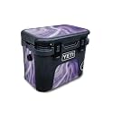Glossy Glitter Skin Compatible with Yeti Roadie 15 Hard Cooler - Lavendar Acrylic - Premium 3M Vinyl Protective Wrap Decal Cover - Easy to Apply | Crafted in The USA by MightySkins