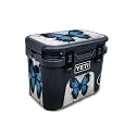 Glossy Glitter Skin Compatible with Yeti Roadie 15 Hard Cooler - Butterfly Splash - Premium 3M Vinyl Protective Wrap Decal Cover - Easy to Apply | Crafted in The USA by MightySkins