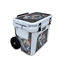 Glossy Glitter Skin Compatible with Yeti Roadie 32 Wheeled Cooler - Eye See You - Premium 3M Vinyl Protective Wrap Decal Cover - Easy to Apply | Crafted in The USA by MightySkins