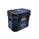 Glossy Glitter Skin Compatible with Yeti Roadie 15 Hard Cooler - Nebula - Premium 3M Vinyl Protective Wrap Decal Cover - Easy to Apply | Crafted in The USA by MightySkins