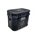 Glossy Glitter Skin Compatible with Yeti Roadie 15 Hard Cooler - Thin Blue Line K9 - Premium 3M Vinyl Protective Wrap Decal Cover - Easy to Apply | Crafted in The USA by MightySkins