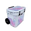 Glossy Glitter Skin Compatible with Yeti Roadie 32 Wheeled Cooler - Dreamy Reef - Premium 3M Vinyl Protective Wrap Decal Cover - Easy to Apply | Crafted in The USA by MightySkins
