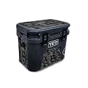 Glossy Glitter Skin Compatible with Yeti Roadie 15 Hard Cooler - Black Camo - Premium 3M Vinyl Protective Wrap Decal Cover - Easy to Apply | Crafted in The USA by MightySkins