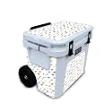 Glossy Glitter Skin Compatible with Yeti Roadie 32 Wheeled Cooler - Fun Guns - Premium 3M Vinyl Protective Wrap Decal Cover - Easy to Apply | Crafted in The USA by MightySkins