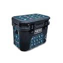 Glossy Glitter Skin Compatible with Yeti Roadie 15 Hard Cooler - Ice Cream Cone - Premium 3M Vinyl Protective Wrap Decal Cover - Easy to Apply | Crafted in The USA by MightySkins