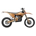 Glossy Glitter Stark Varg MX 2023-2025 Graphics Kit Wrap - Solid Orange - Varg MX Skin - Premium 3M Vinyl Protective Wrap Decal Cover - Easy to Apply | Crafted in The USA by MightySkins