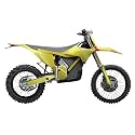 Glossy Glitter Stark Varg MX 2023-2025 Graphics Kit Wrap - Solid Yellow - Varg MX Skin - Premium 3M Vinyl Protective Wrap Decal Cover - Easy to Apply | Crafted in The USA by MightySkins